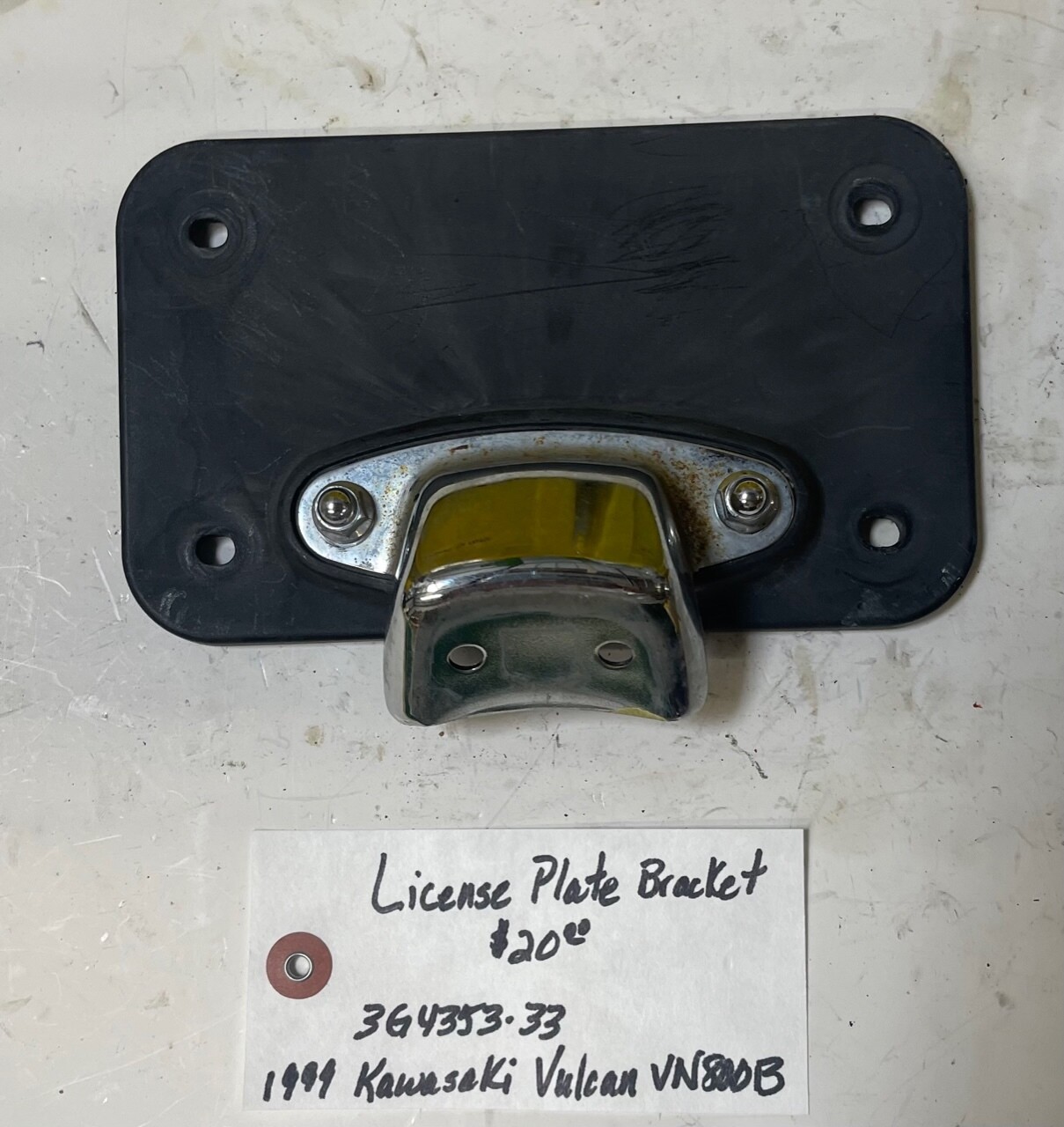 License Plate Bracket Kawasaki Vulcan