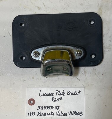 License Plate Bracket Kawasaki Vulcan