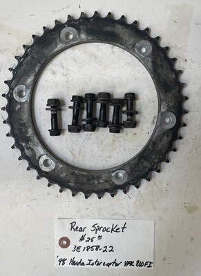 Rear Sprocket - 1998 Honda Interceptor, VFR800FI Rear Sprocket - 1998 Honda Interceptor, VFR800FI