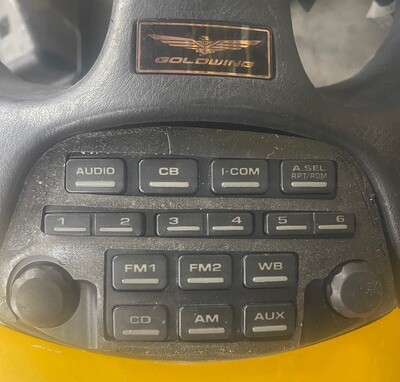 Radio/Audio Control Panel 2001 Honda Goldwing GL1800A