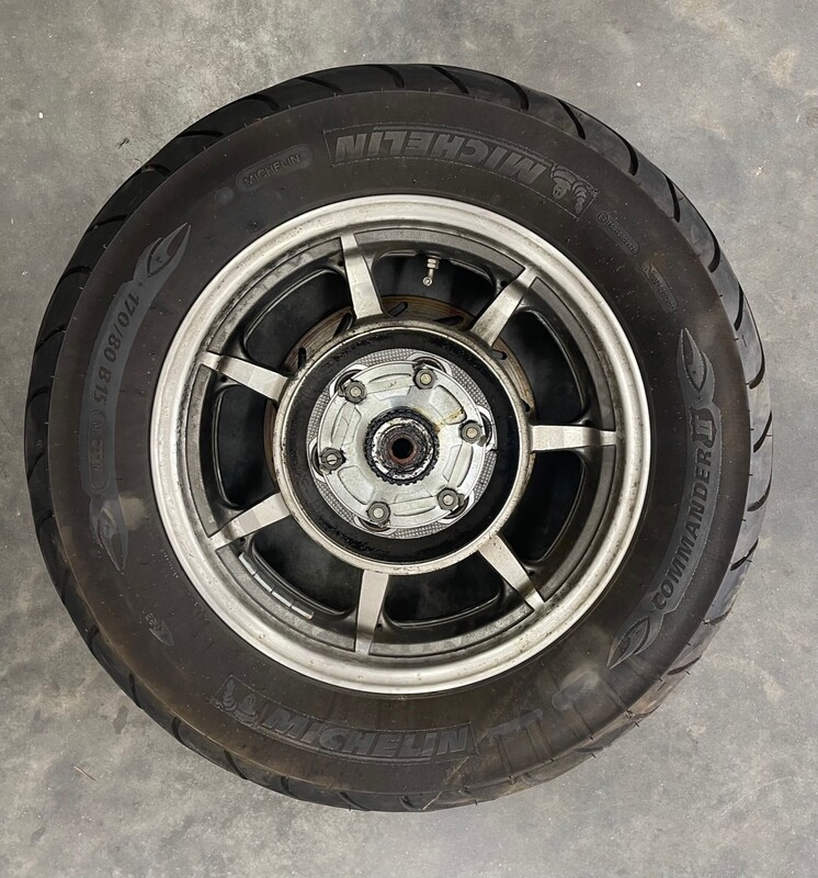 Rear Rim-170/80 B15-Rotor not Included-2006 Yamaha XVS1100A V-Star