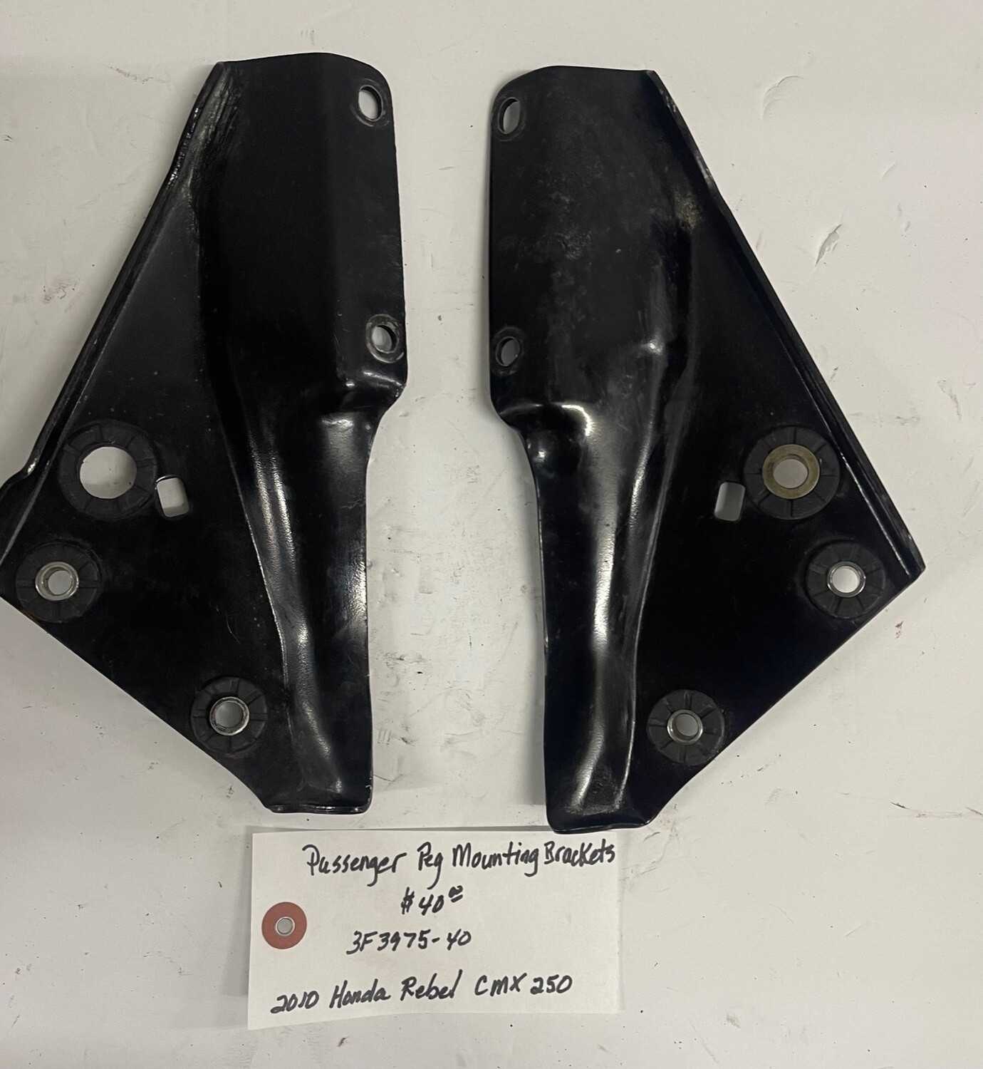 Passenger Foot Peg Mounting Brackets-Honda Rebel