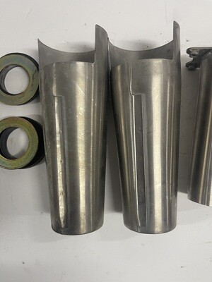 Front Shock Covers Left and Right-2000 Yamaha XV1600 Road Star