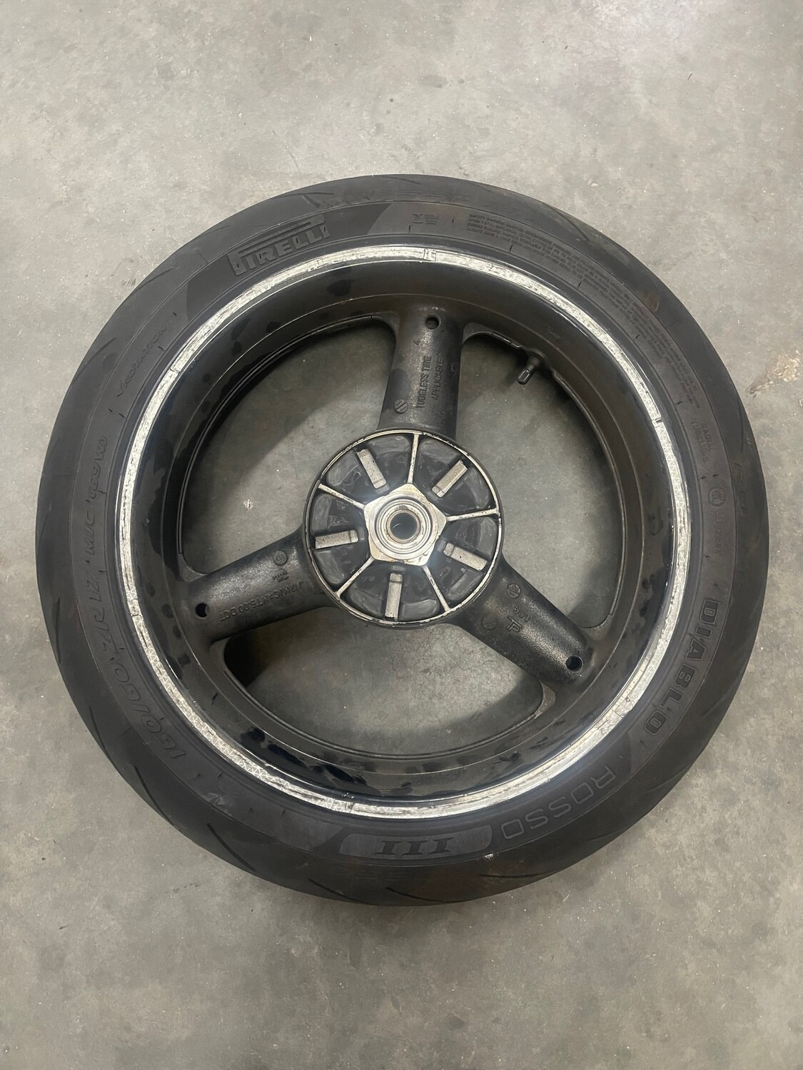 Rear Rim 160/60 ZR17 - 2012 Suzuki GSX650