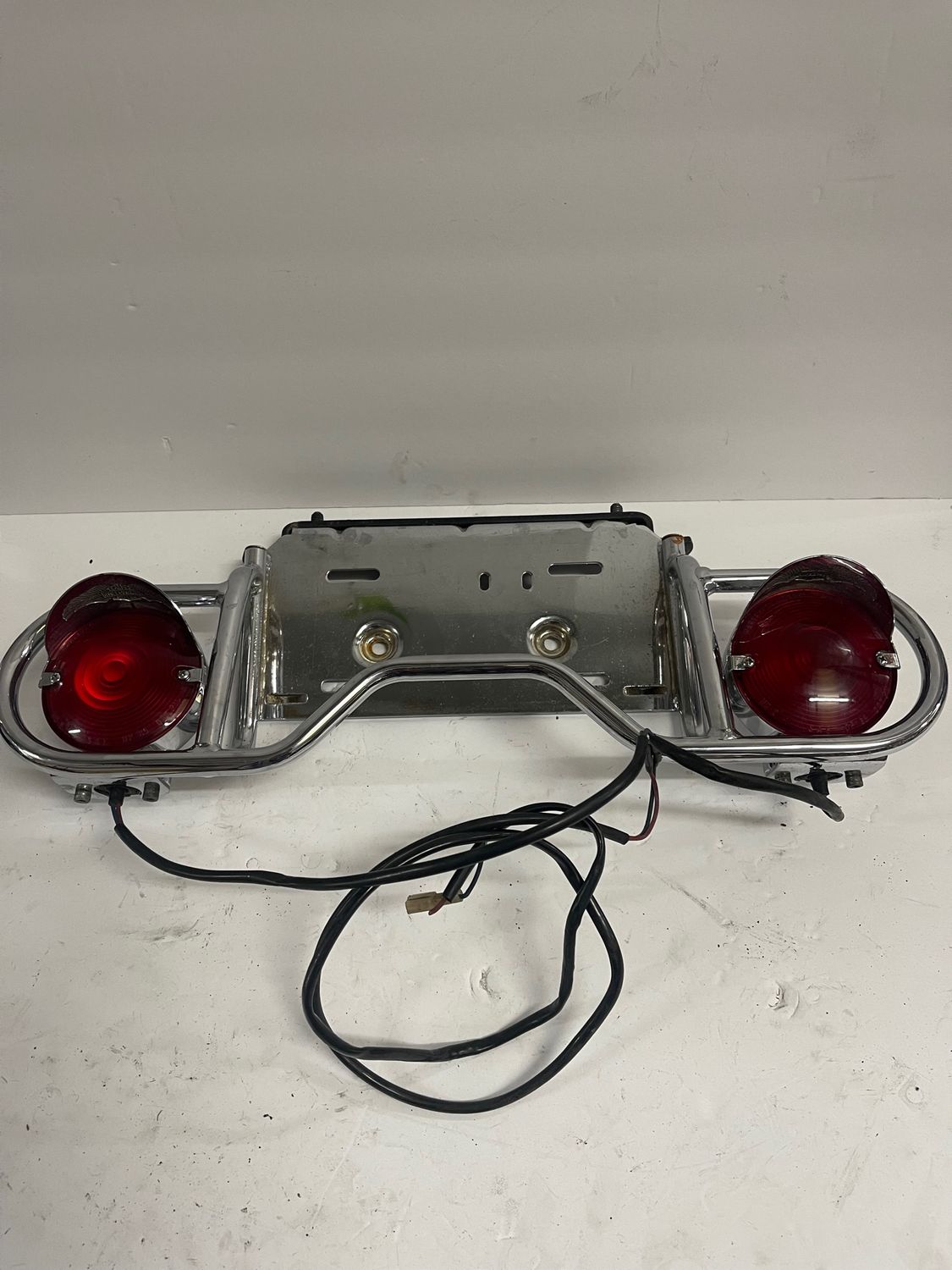 Chrome License Plate Bracket Rear Turn Signals-1997 Harley-Davidson Ultra Classic Electra Glide