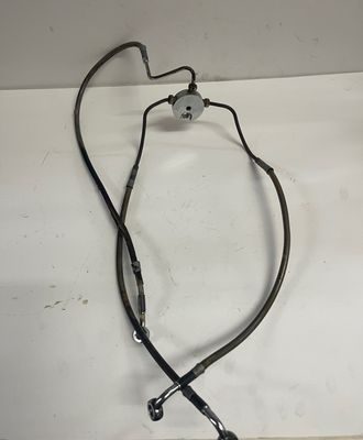 Front Brake Line #43350-96C-Pulled from a 2003 Harley-Davidson FLHRCI Road King Classic Anniversary