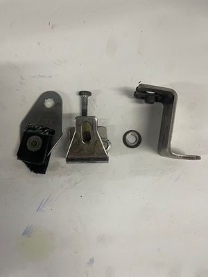 Saddlebag Mounting Brackets Left & Right-Pulled from a 2003 Harley-Davidson FLHRCI Road King Classic Anniversary Saddlebag Mounting Brackets Left & Right-Pulled from a 2003 Harley-Davidson FLHRCI Road King Classic Anniversary