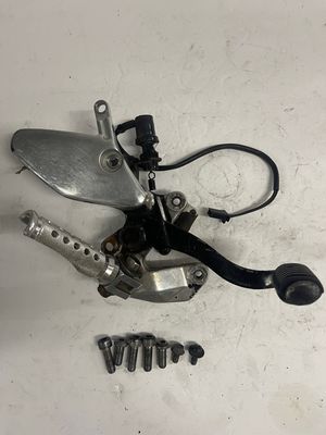 Rear Brake Pedal Foot Peg Bracket-2003 Yamaha Thundercat YZF600R Rear Brake Pedal Foot Peg Bracket-2003 Yamaha Thundercat YZF600R