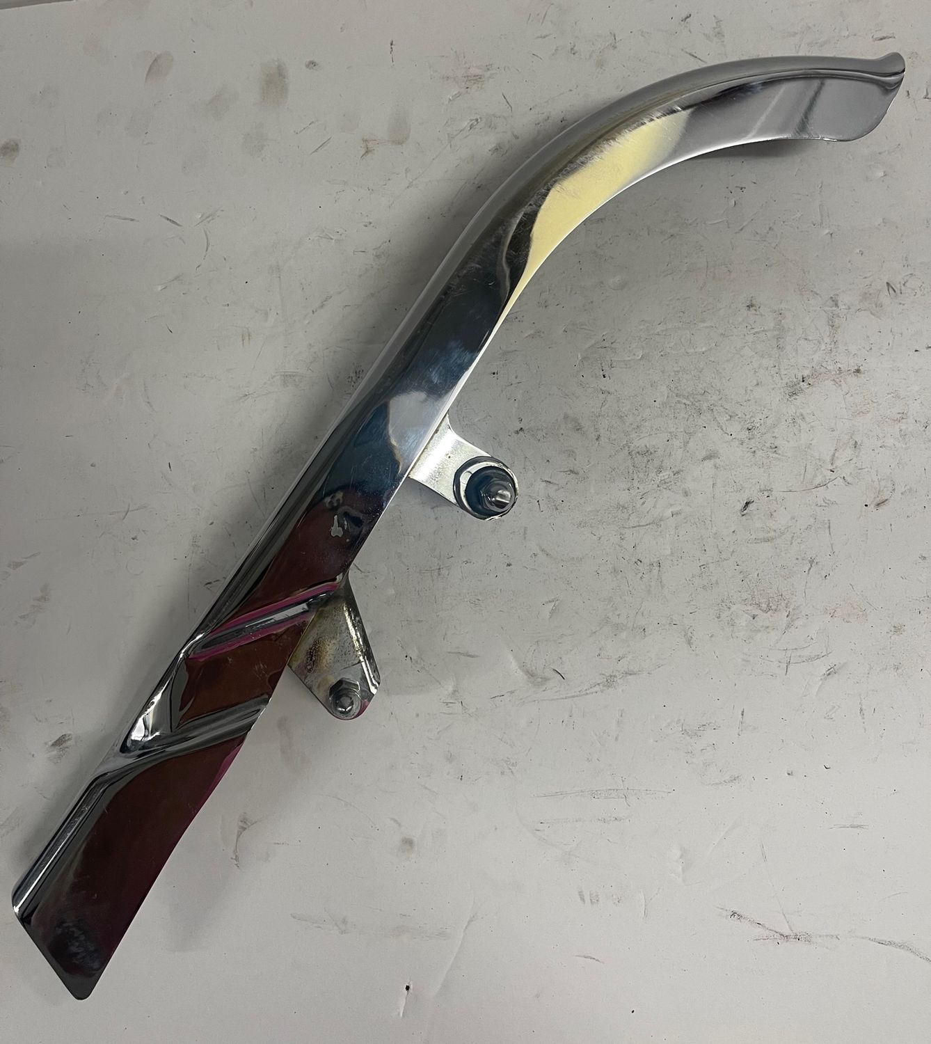 Chrome Chain Guard-Pulled from a 2005 Harley-Davidson FXSTI Softail Standard