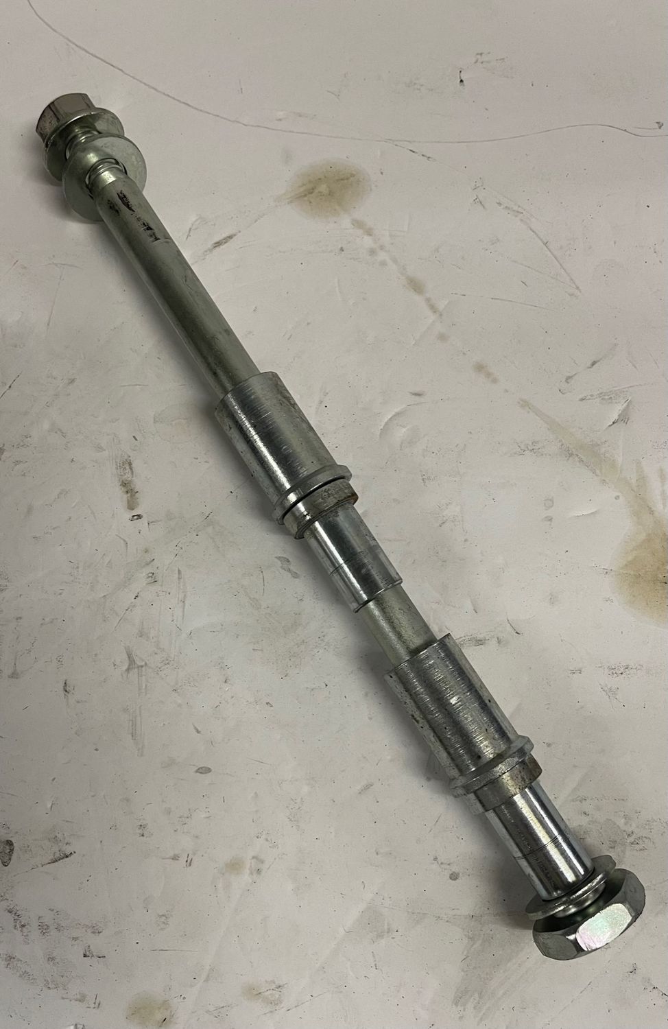 Swingarm Pivot Shaft 47610-00-Pulled from a 2005 Harley-Davidson FXSTI Softail Standard