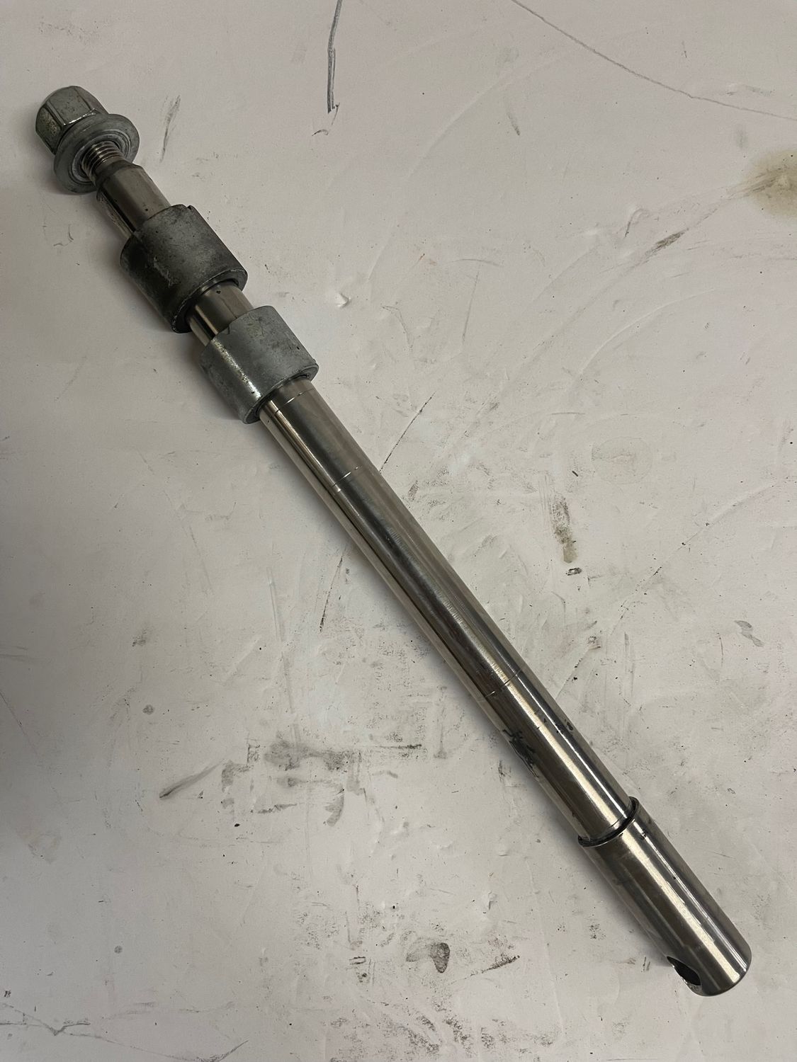 Front Axle Bolt-1/2"-Pulled from a 2005 Harley-Davidson FXSTI Softail Standard