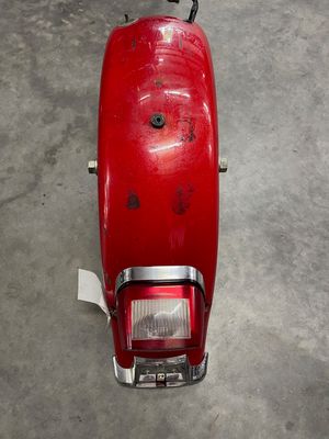 Rear Fender w/ Brake Light-2005 Harley-Davidson Road King Custom FLHRSI-Parting Out