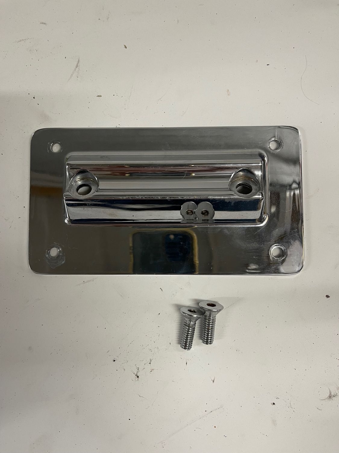 License Plate Mounting Bracket-2005 Harley-Davidson Road King Custom FLHRSI-Parting Out