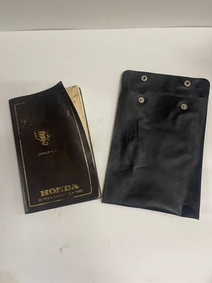 Owners Manual-1988 Honda Goldwing GL1500 Owners Manual-1988 Honda Goldwing GL1500