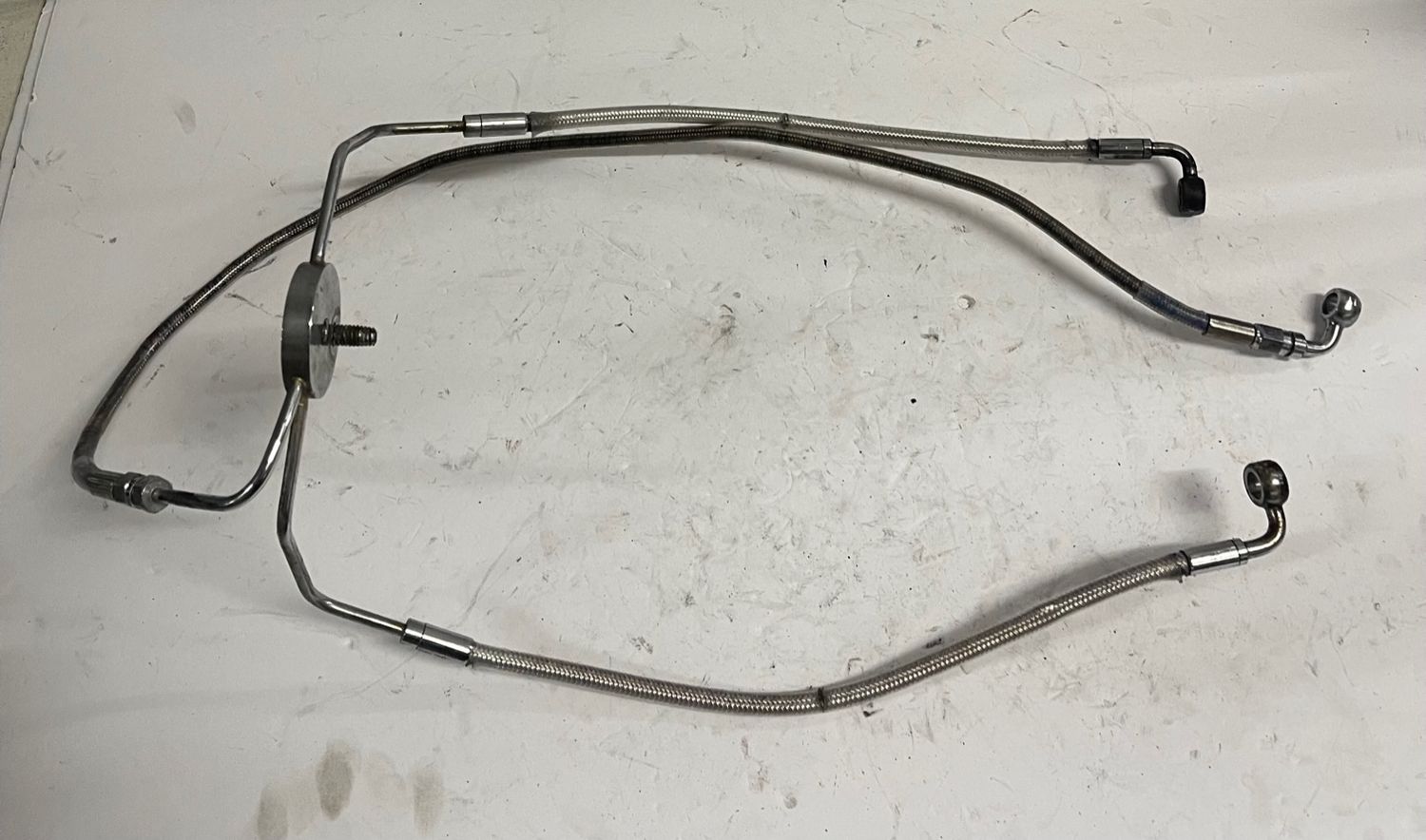 Front Brake Line-2008 Harley-Davidson FLHP Road King Police Edition