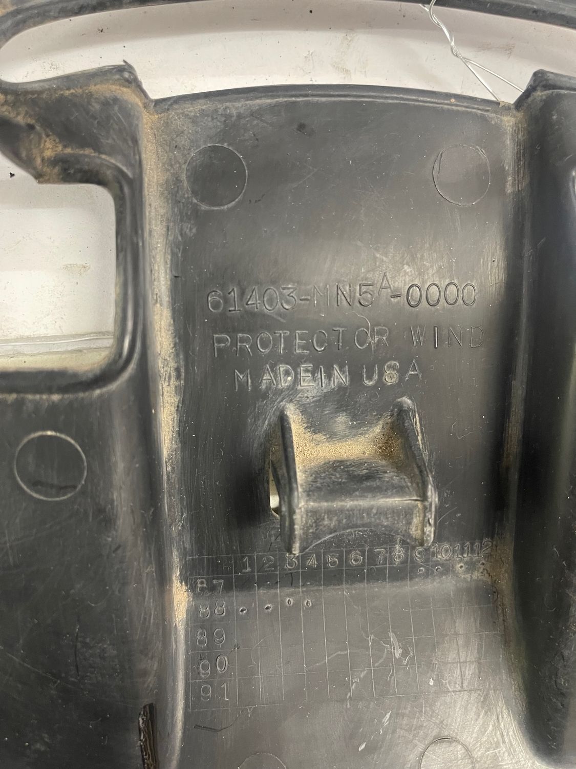 Wind Protector 61403-MN5-0000-1988 Honda Gold Wing GL1500