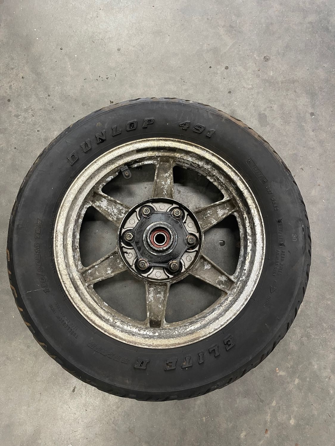 Rear Rim  160/80 B16-1988 Honda Gold Wing GL1500