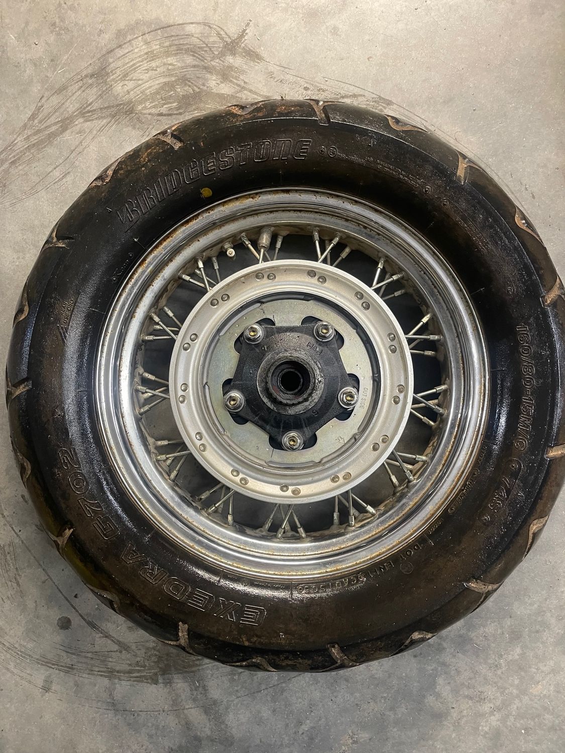 Rear Rim 160/80  15-2006 Honda Shadow VT750