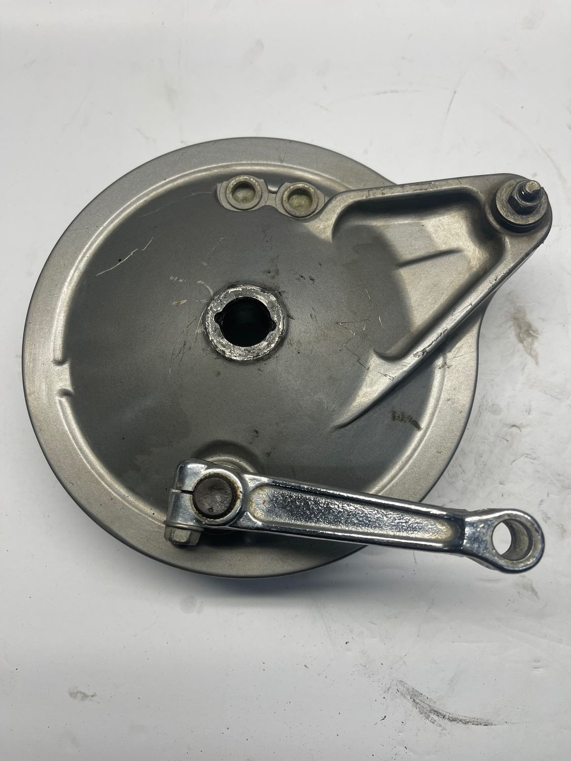 Rear Brake Drum Hub Plate--1987 Honda Magna VF700C