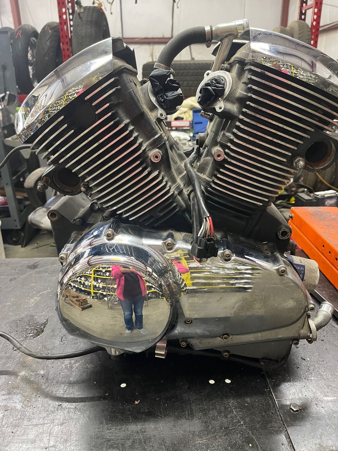 Engine Motor Transmission-42K Miles--2008 Kawasaki Vulcan VN900