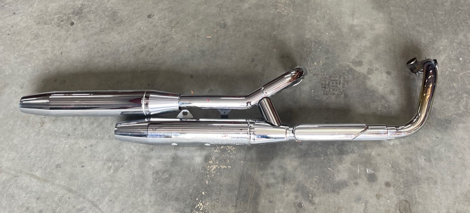 Exhaust System--2005 Yamaha V-Star 650