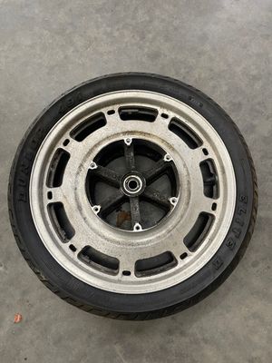 Front Rim  130/70  18-Tire is bad-1988 Honda Gold Wing GL1500