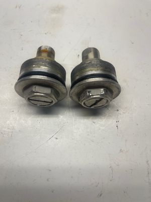 Front Fork Top Cap Adjuster Bolts - 1998 Honda Interceptor, VFR800FI