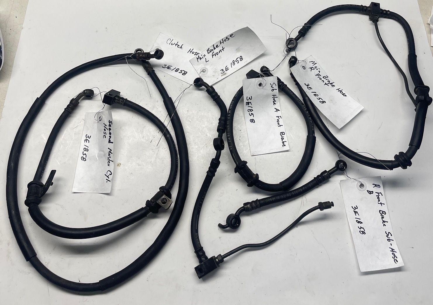 Brake/Clutch Hoses Lines Lot - 1998 Honda Interceptor, VFR800FI