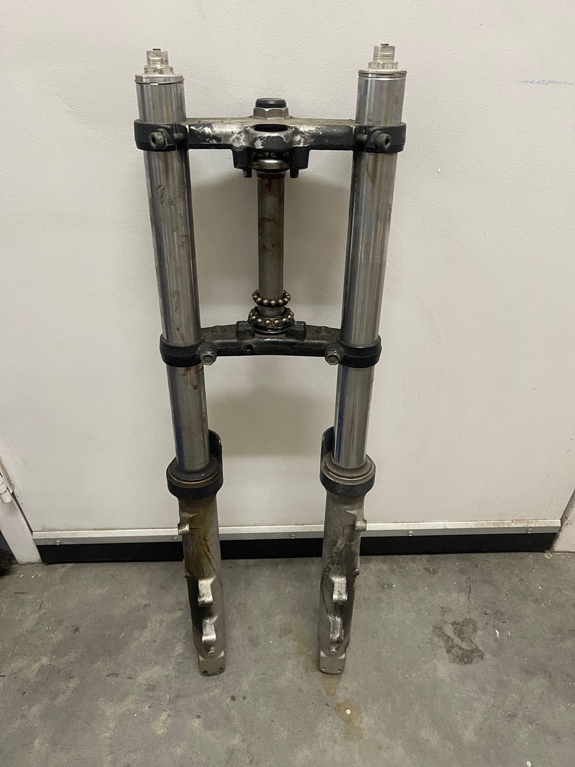 Front End Suspension Forks & Triple Tree--1997 Honda CBR600F3