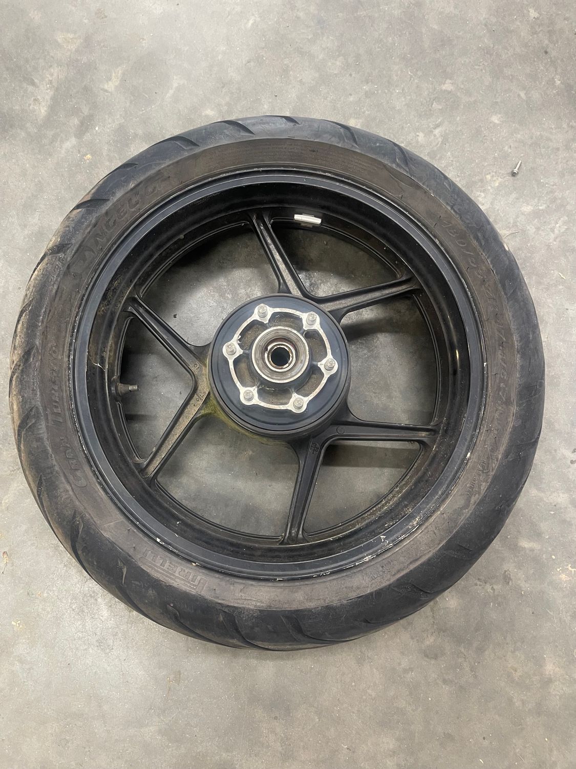Rear Rim  130/55 17 x 4.5--2011 Kawasaki Ninja EX650C/ 650R