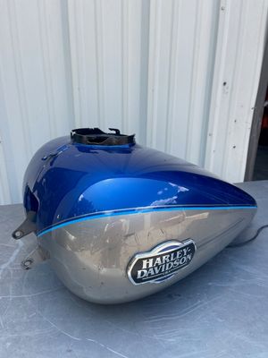 Fuel Tank Flame Blue & Pewter 61356-08--2009 Harley-Davidson Ultra Classic Electra Glide