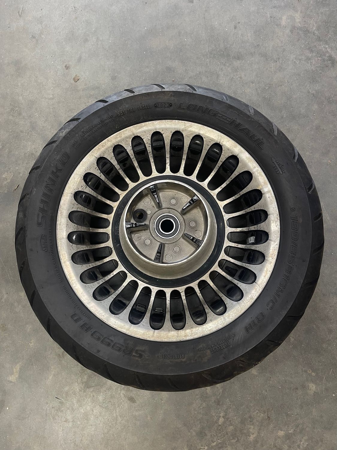 Rear Rim with Rotor 180/65  16 x 5--2009 Harley-Davidson Ultra Classic Electra Glide