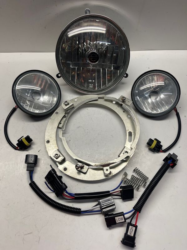 Headlight 7" & Passing Lights-2017 Harley Heritage Softail