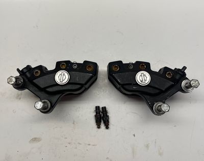 Front Brake Calipers Left & Right--2007 Harley-Davidson Road King FLHPI