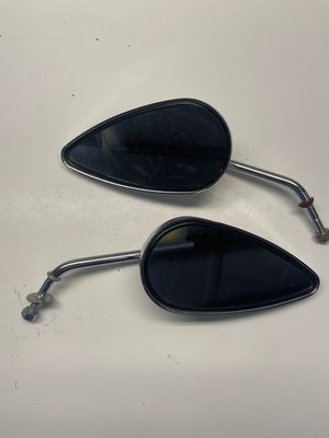 Mirrors Chrome-Left is cracked-2009 Harley-Davidson XL1200