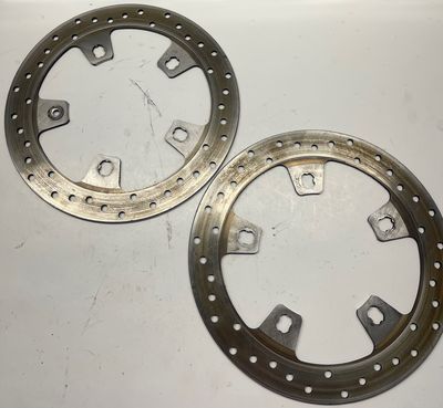 Front Brake Rotors 41808-08,41809-08--2007 Harley-Davidson Road King FLHPI Front Brake Rotors 41808-08,41809-08--2007 Harley-Davidson Road King FLHPI