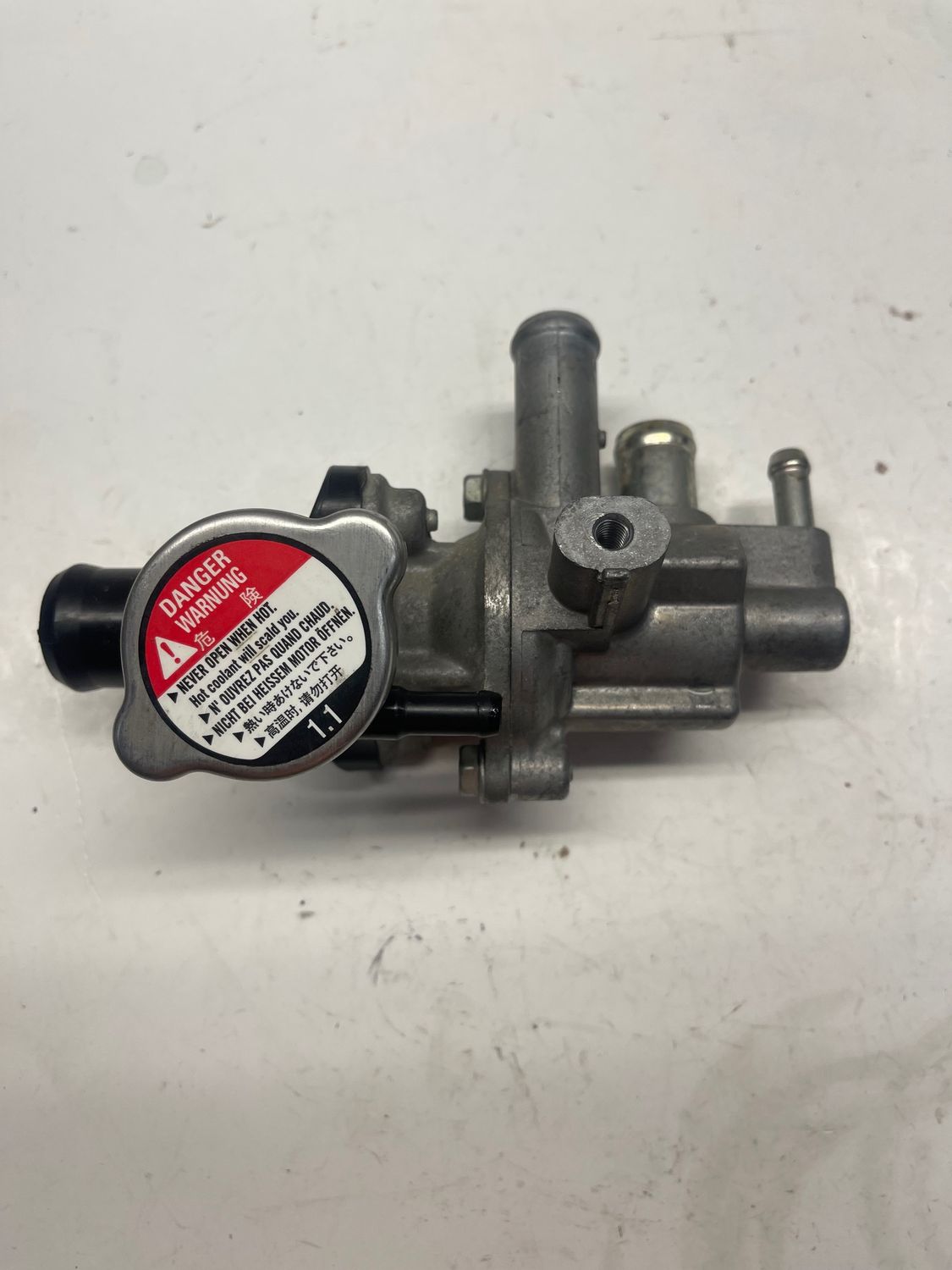Radiator Filler Neck Thermostat Housing  w/ Cap 19311-MEA-305, 19106-MCH-003--2007 Honda VTX 1300 C
