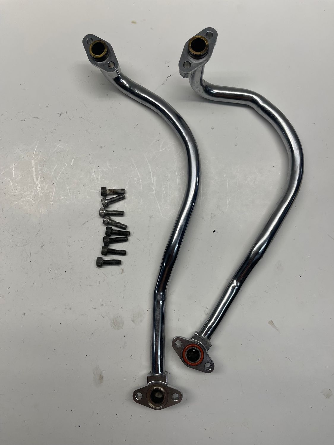 Engine Oil Pipe Line 4WM-13416-00/ 4WM-13418-00--2000 Yamaha Road Star XV1600