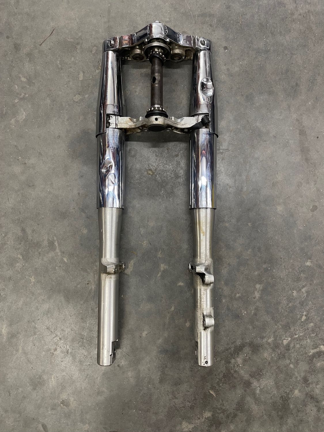 Front Forks Triple Tree--2007 Yamaha V-Star XVS650AWR Classic