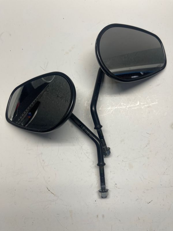 Mirrors Left & Right Black--2020 Harley-Davidson Sportster XL883 Mirrors Left & Right Black--2020 Harley-Davidson Sportster XL883