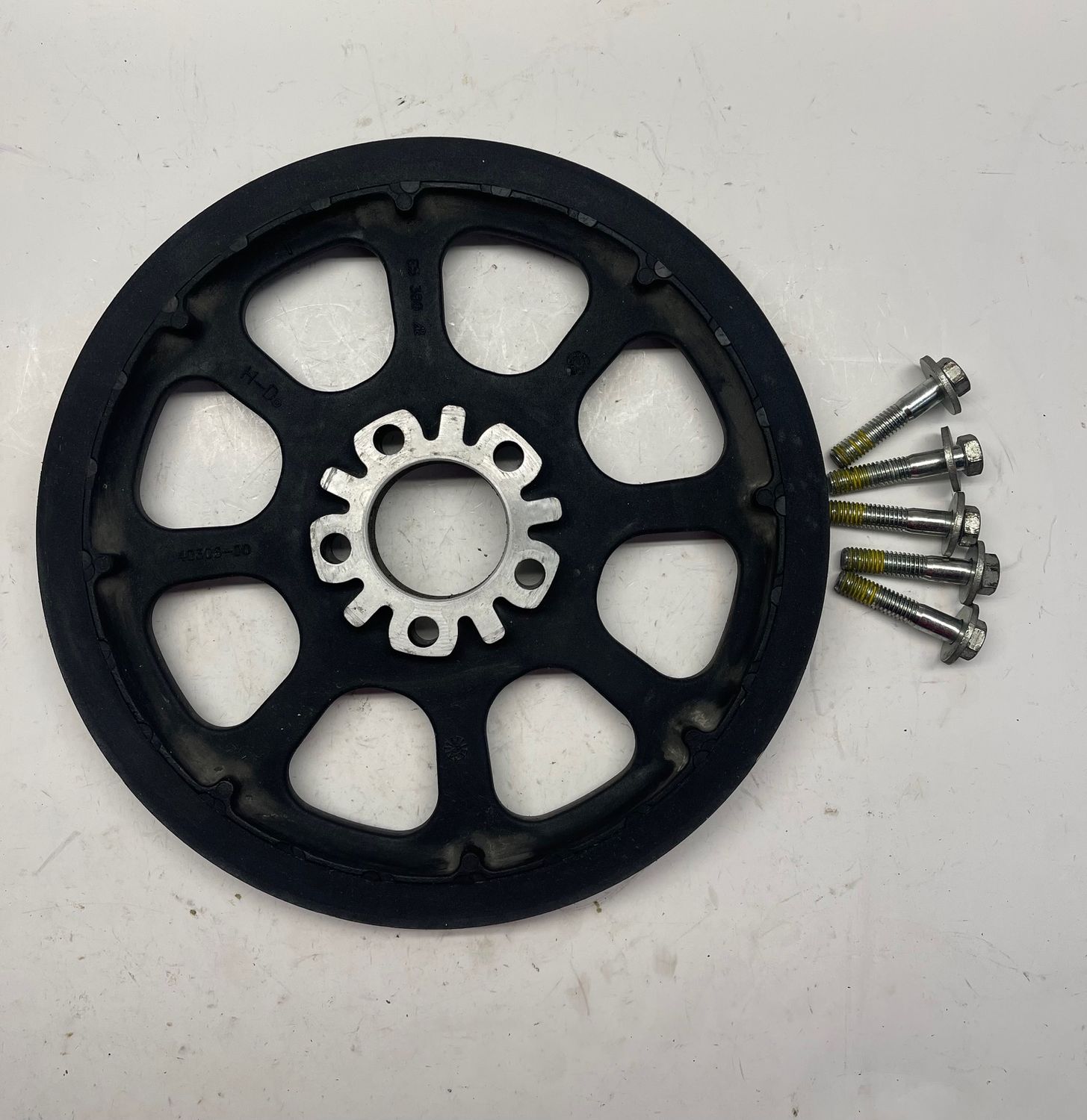 Rear Drive Belt Pulley 40306-00, 70T, 1 1/8"--2004 Harley-Davidson Heritage Softail