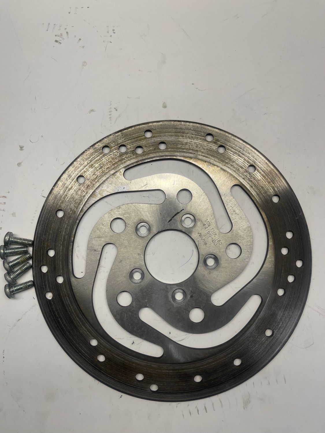 Front Left Brake Rotor 44156-00--2004 Harley-Davidson Heritage Softail Front Left Brake Rotor 44156-00--2004 Harley-Davidson Heritage Softail