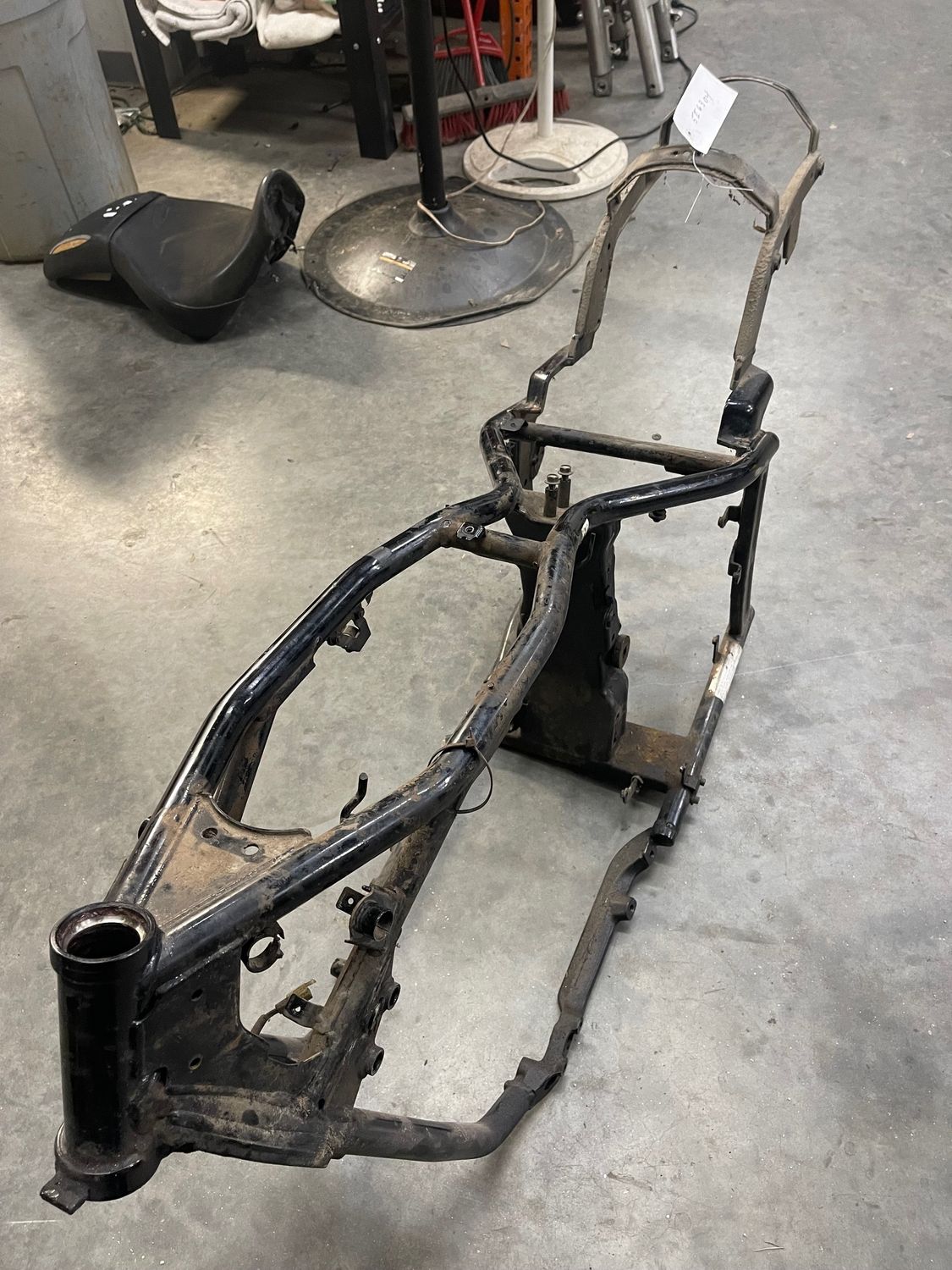 Frame with Clear Title--2002 Yamaha V-Star XVS1100APR Classic Frame with Clear Title--2002 Yamaha V-Star XVS1100APR Classic