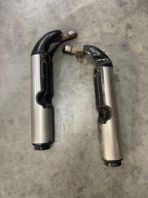 Exhaust Mufflers Left & Right--2003 Honda ST1100 Police Exhaust Mufflers Left & Right--2003 Honda ST1100 Police
