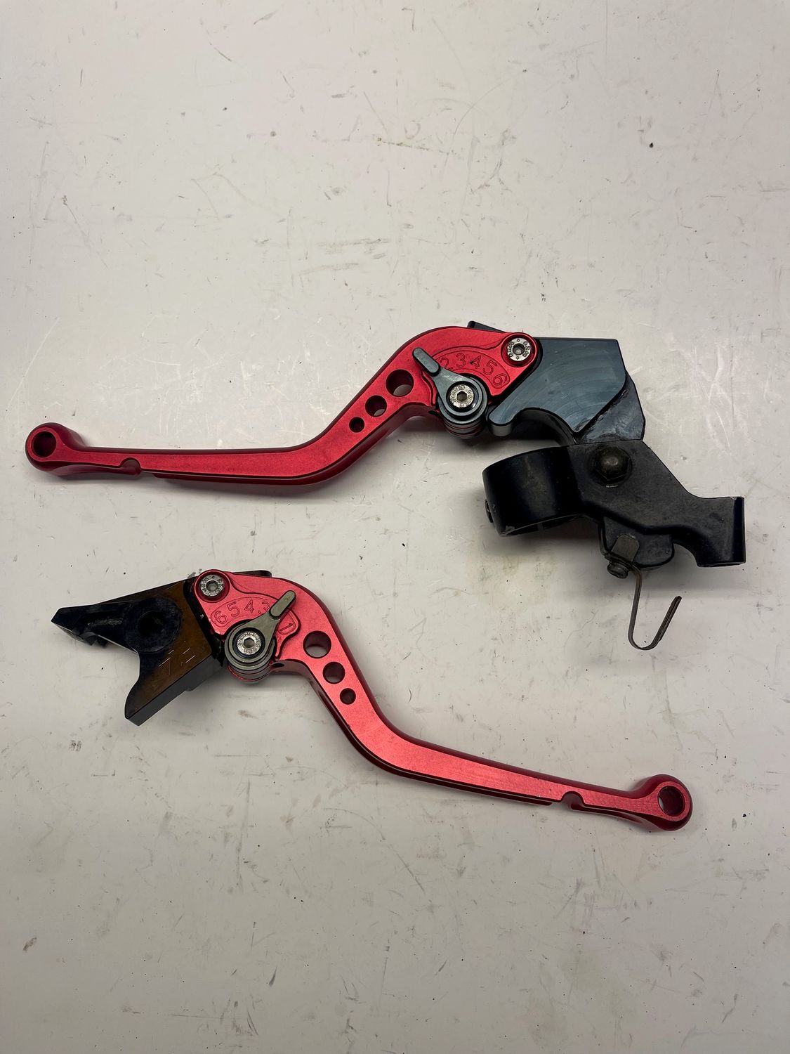 Clutch Lever Perch & Brake Lever--2002 Suzuki GSXR750 Clutch Lever Perch & Brake Lever--2002 Suzuki GSXR750