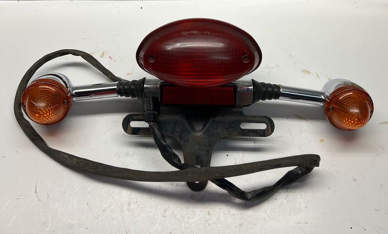 Rear Turn Signals License Plate Holder--Triumph Speedmaster