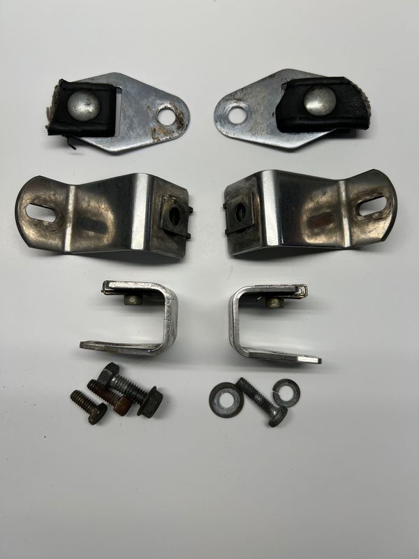 Saddlebag Mounting Brackets Left & Right-Pulled from a 2003 Harley-Davidson FLHRCI Road King Classic Anniversary