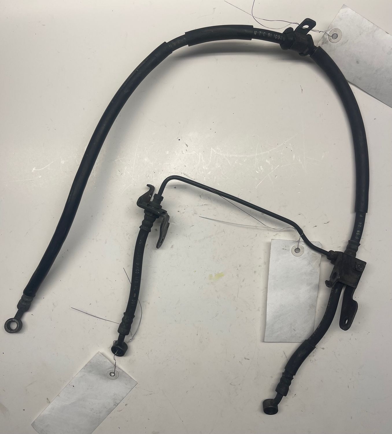 Front Brake Line Hose 45124-MAJ-831, 45125-MAJ-831, 45127-MY3-780--2003 Honda ST1100 Police Front Brake Line Hose 45124-MAJ-831, 45125-MAJ-831, 45127-MY3-780--2003 Honda ST1100 Police