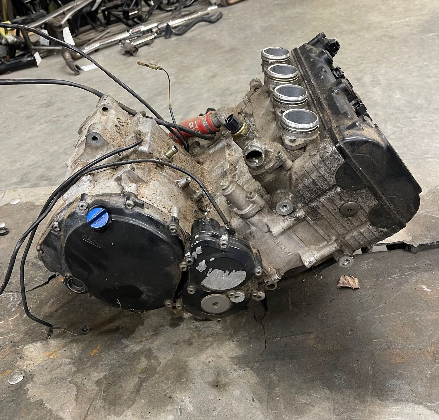 Engine Motor For Parts Only--2002 Suzuki GSXR750 Engine Motor For Parts Only--2002 Suzuki GSXR750