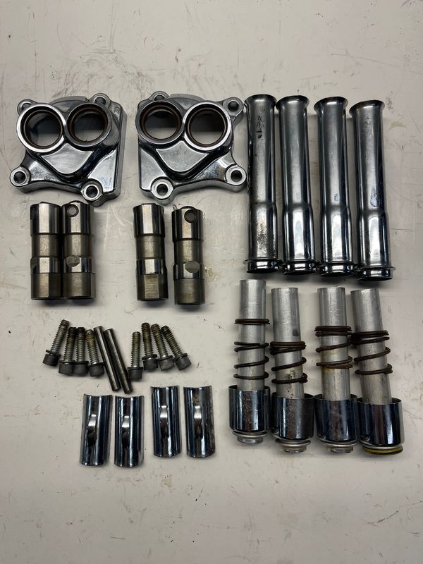 Lifters Tappet Push Rod Cover Set 17965-99, 17967-99--2008 Harley FLHX Street Glide Lifters Tappet Push Rod Cover Set 17965-99, 17967-99--2008 Harley FLHX Street Glide